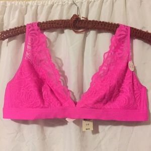 PINK Bralette in Neon Pink